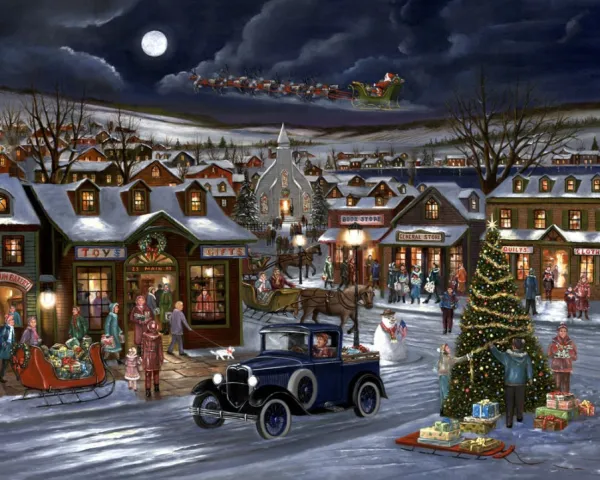 Rejoice in Christmas - 1000pc Jigsaw Puzzle by Vermont Christmas Company