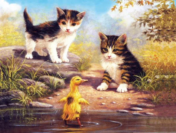 Just Been for a Swim - 500pc Jigsaw Puzzle By Sunsout