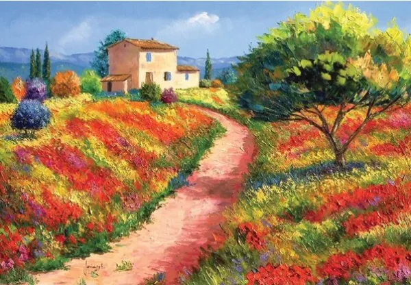 Summer Times: Provencal House - 500pc Jigsaw Puzzle by Holdson  			  					NEW
