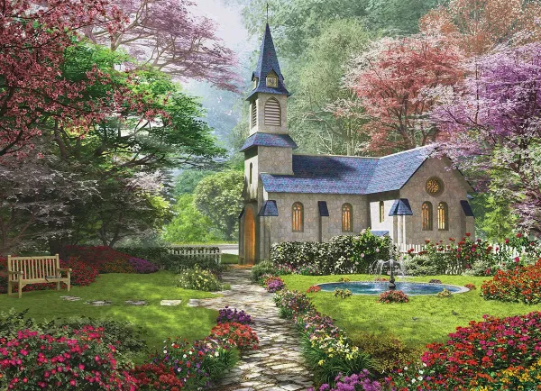 Blooming Garden by Dominic Davison - 300pc Jigsaw Puzzle by Eurographics