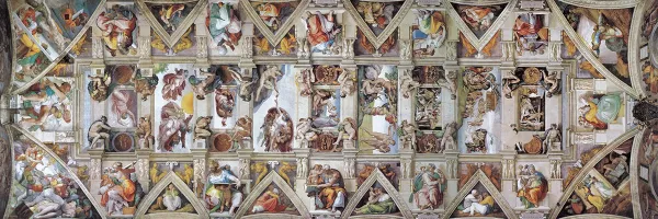 The Sistine Chapel Ceiling by Michelangelo - 1000pc Jigsaw Puzzle by Eurographics