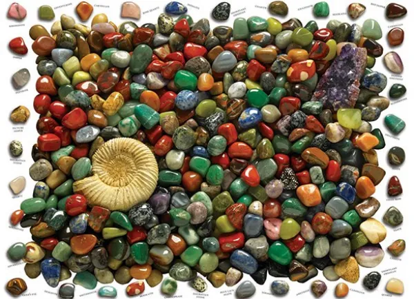 Rock Collection - 500pc Jigsaw Puzzle By Cobble Hill