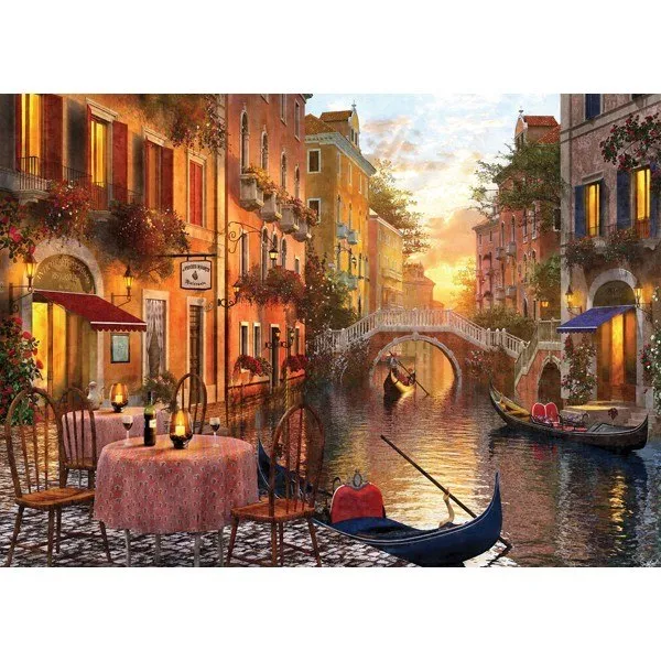 Sunsets: The Venetian Sunset - 1000pc Jigsaw Puzzle by Holdson