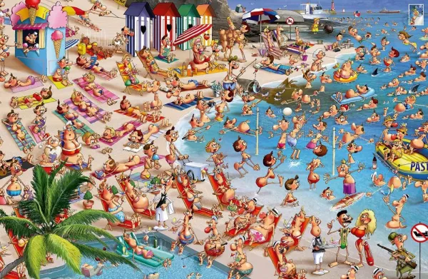 Beach - 1000pc Jigsaw Puzzle by Piatnik