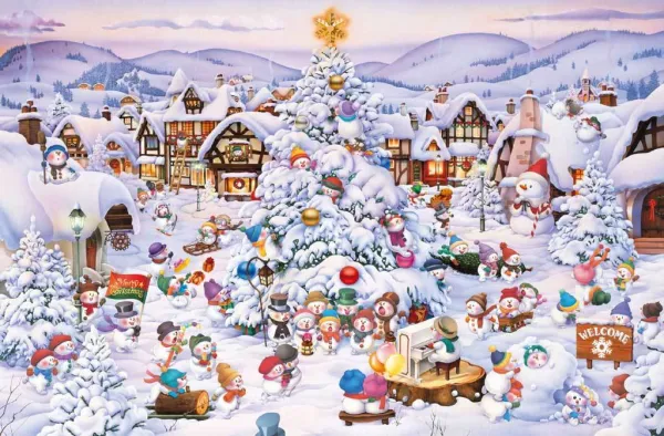 Christmas Choir - 1000pc Jigsaw Puzzle by Piatnik