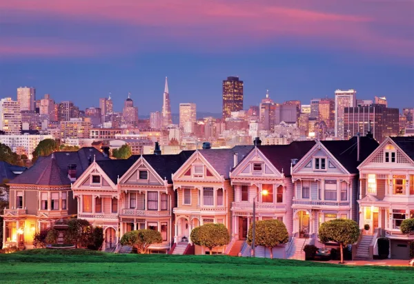 Painted Ladies, San Francisco - 1500pc Jigsaw Puzzle by Educa