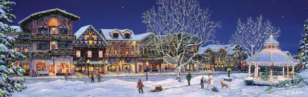 Hometown Holiday - 500pc Jigsaw Puzzle by SunsOut