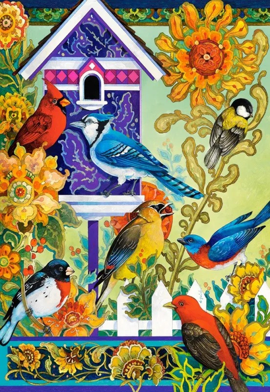 The Backyard Gathering - 1000pc Jigsaw Puzzle By Castorland
