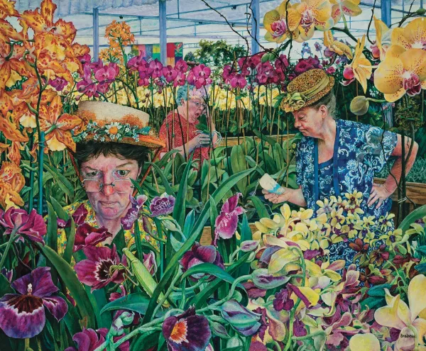 Orchids with Mantis - 1000pc Jigsaw Puzzle By Sunsout  			  					NEW