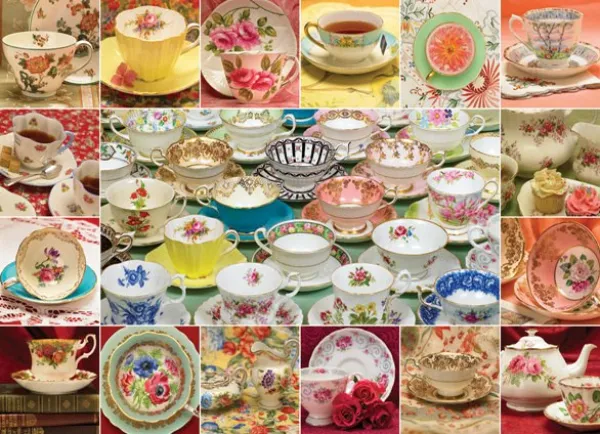 Teacup Collection - 2000pc Jigsaw Puzzle By Cobble Hill