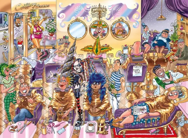 WASGIJ: Back to â€¦ 3, Barbers and Beehives! - 1000pc Jigsaw Puzzle By Jumbo