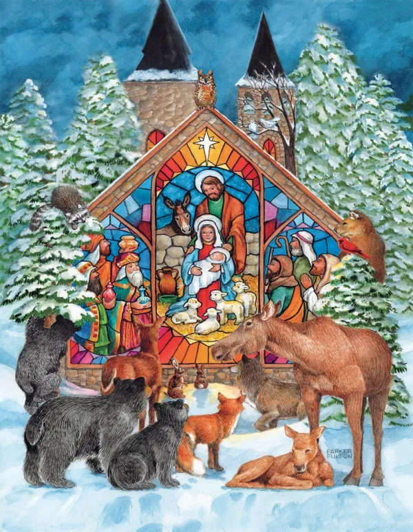 All Will Adore Him - 500pc Jigsaw Puzzle by Sunsout