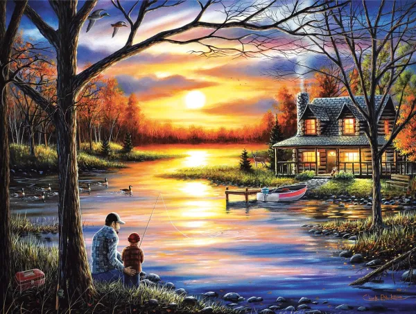 Father and Son - 1000pc Jigsaw Puzzle by Sunsout