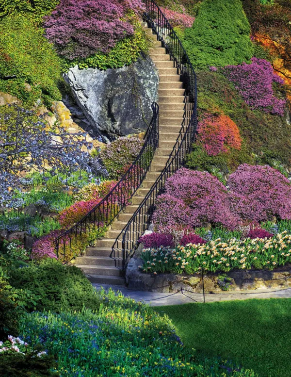 Garden Stairway - 350pc Jigsaw Puzzle By Springbok