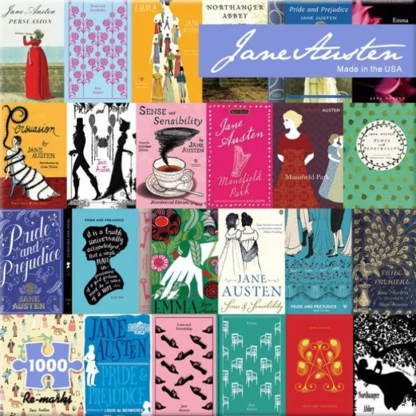 Jane Austen - 1000pc Jigsaw Puzzle By Re-marks