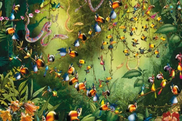 Ruyer: Toucans - 1000pc Jigsaw Puzzle by Piatnik