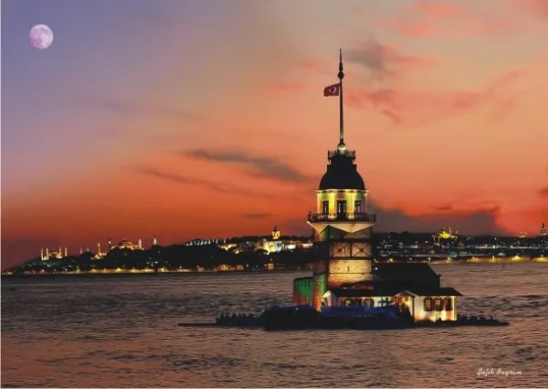 Maiden's Tower II - 1500pc Jigsaw Puzzle by Anatolian