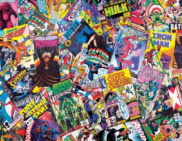 Comic Book Galore - 1000pc Jigsaw Puzzle By Springbok