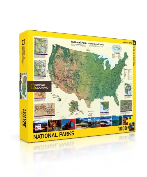 American National Parks - 1000pc Jigsaw Puzzle by New York Puzzle Company