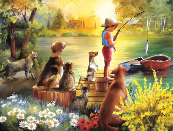 Waiting for Dinner - 300pc Jigsaw Puzzle by Sunsout