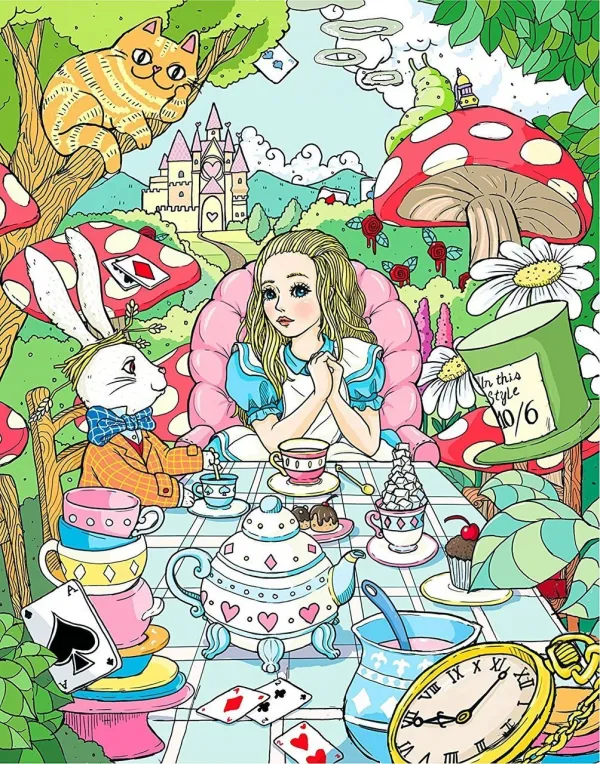 Wonderland - 500pc Tower Jigsaw Puzzle By Re-marks