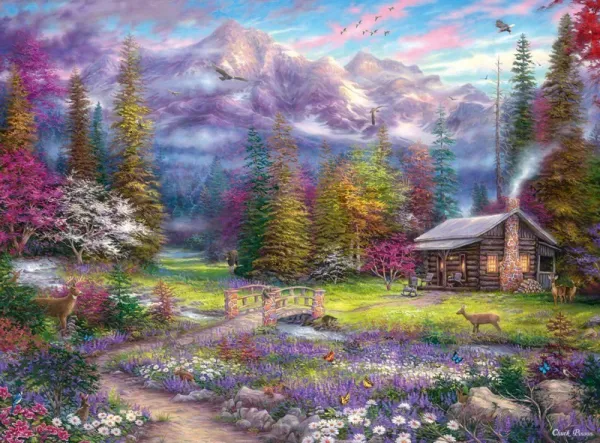 Chuck Pinson Escapes: Inspirations of Spring - 1000pc Jigsaw Puzzle by Buffalo Games