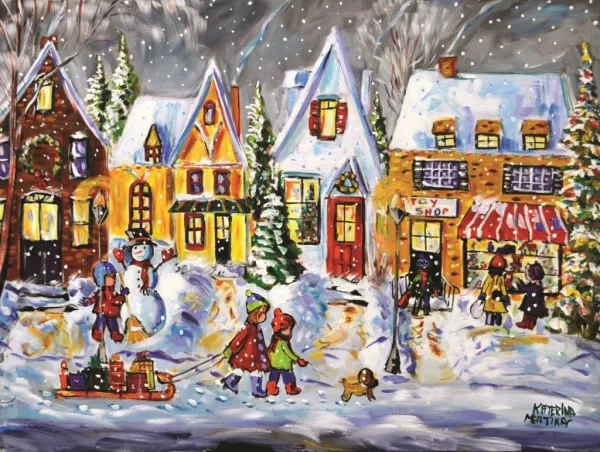 Mertikas: A December Evening - 750pc Jigsaw Puzzle By Standout Puzzles  			  					NEW