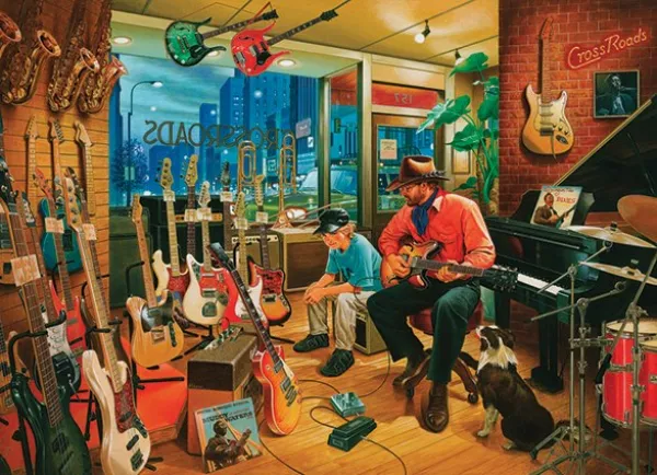 Crossroads Music Store - 1000pc Jigsaw Puzzle By Cobble Hill