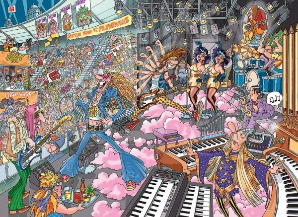 WASGIJ: Destiny 16, Old Time Rockers! - 1000pc Jigsaw Puzzle By Jumbo