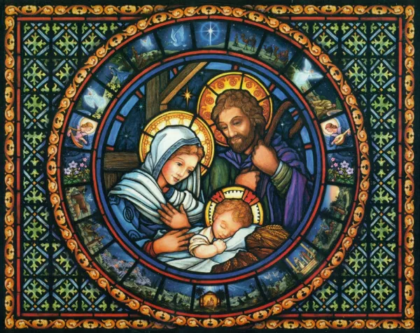 Holy Family - 1000pc Jigsaw Puzzle By Vermont Christmas Company