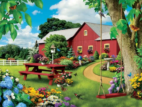 Picnic Paradise - 750pc Jigsaw Puzzle by Masterpieces