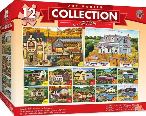Art Poulin - 12 Pack Collection - Jigsaw Puzzle by Masterpieces
