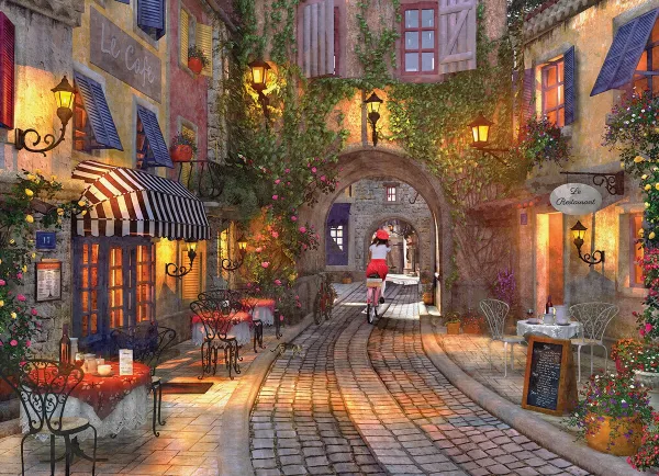 The French Walkway by Dominic Davison - 1000pc Jigsaw Puzzle by Eurographics