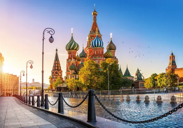 Saint Basil's Cathedral, Moscow - 500pc Jigsaw Puzzle by Castorland
