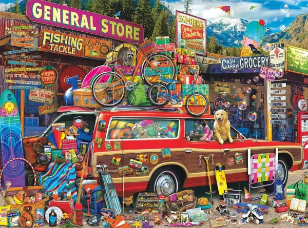 Family Vacation - 1000pc Jigsaw Puzzle By Buffalo Games