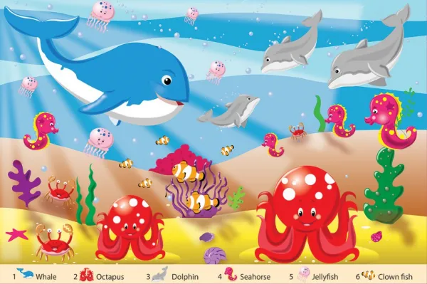 Sea Time - 24pc Floor Jigsaw Puzzle By White Mountain