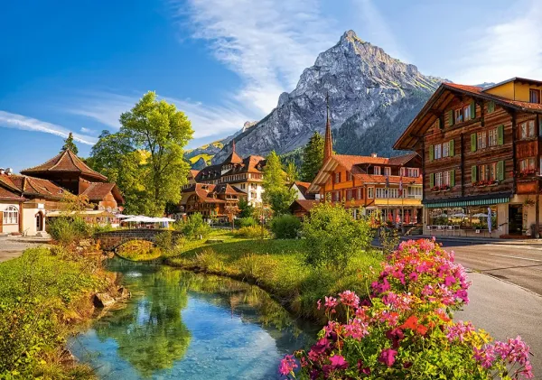 Kandersteg, Switzerland - 500pc Jigsaw Puzzle By Castorland