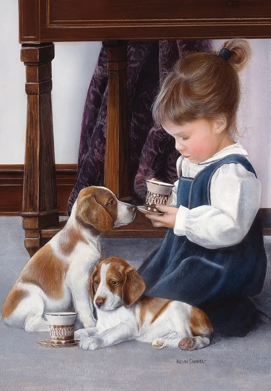 The Tea Party - 260pc Jigsaw Puzzle by Anatolian