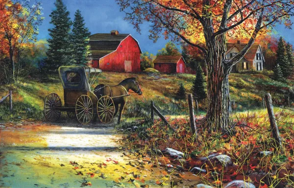 Country Roadside - 1000pc Jigsaw Puzzle by Sunsout