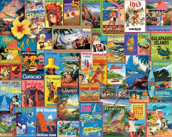 Exotic Places - 1000pc Jigsaw Puzzle By White Mountain