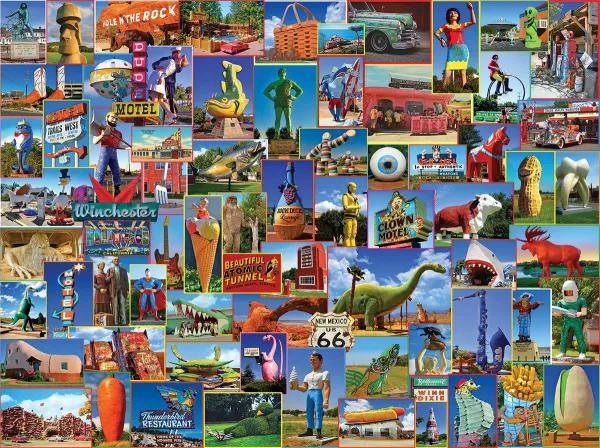 Roadside Marvels - 1000pc Jigsaw Puzzle By White Mountain