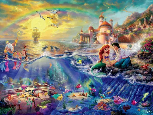 Thomas Kinkade Disney Dreams: The Little Mermaid - 750pc Jigsaw Puzzle by Ceaco