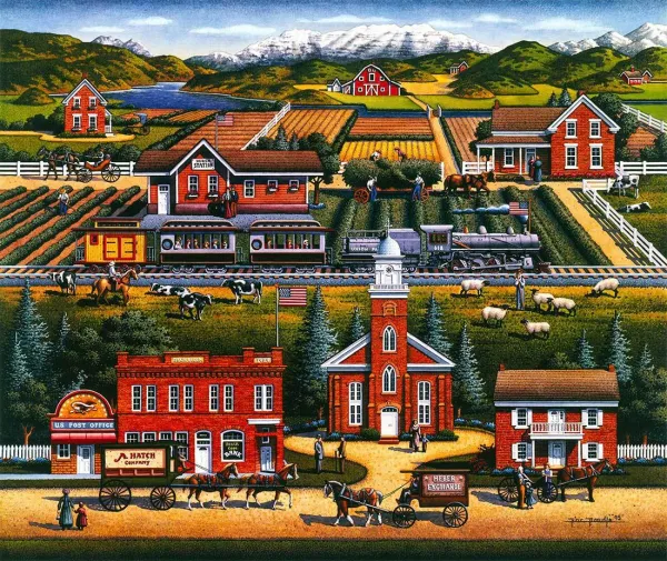 Heber Valley - 500pc Jigsaw Puzzle by Dowdle
