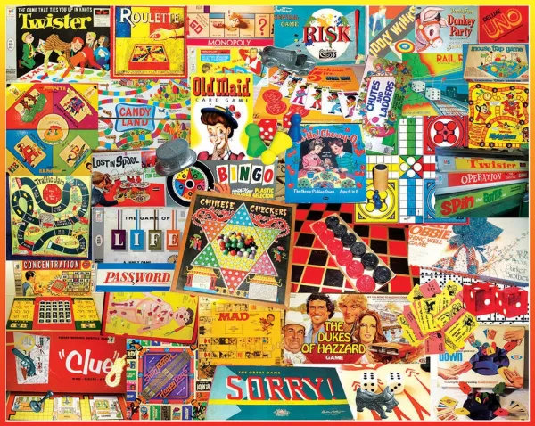 The Games We Played - 1000pc Jigsaw Puzzle By White Mountain