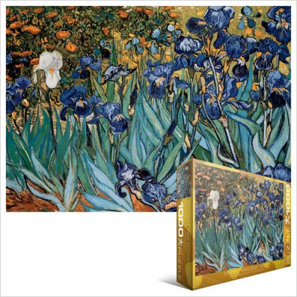 Van Gogh: Irises - 1000pc Jigsaw Puzzle by Eurographics