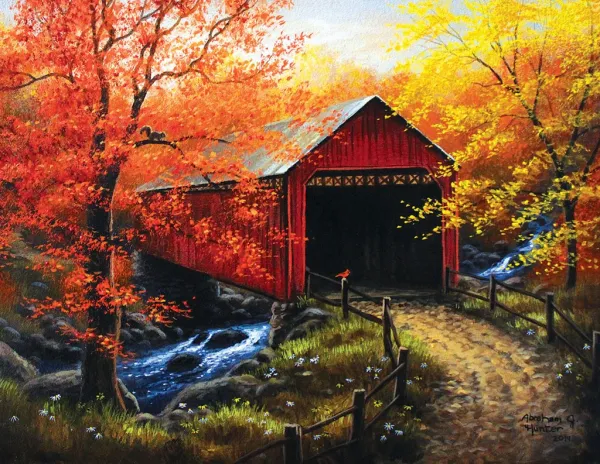 Over the River - 1000+pc Large Format Jigsaw Puzzle by SunsOut