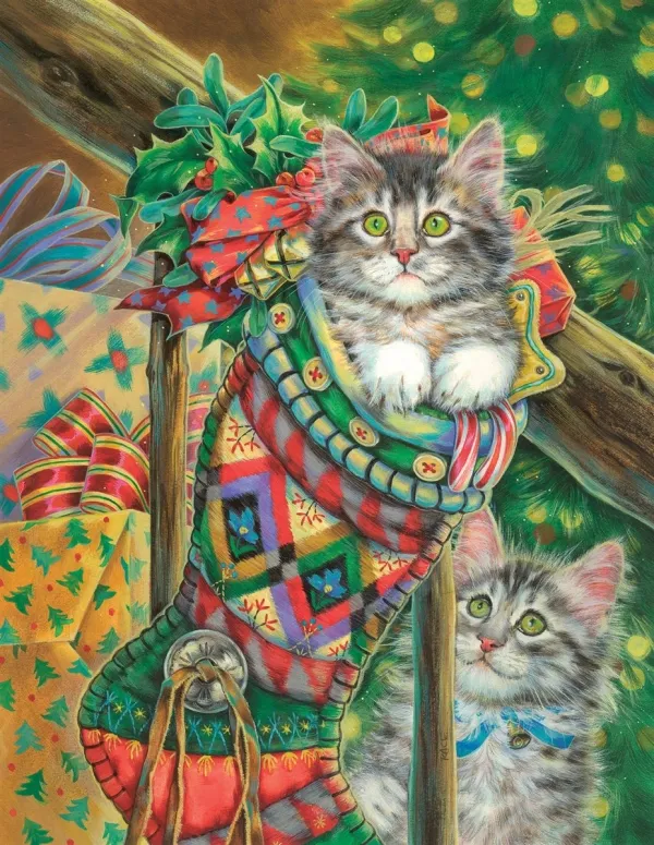 Stocking Curiosity - 500pc Jigsaw Puzzle By Springbok