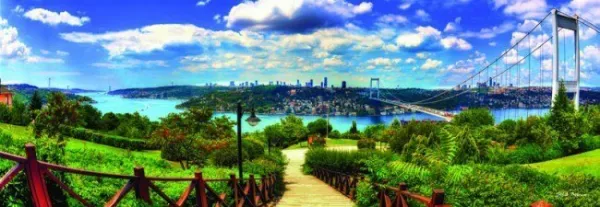 Bosphorus from Otagtepe - 1000pc Jigsaw Puzzle by Anatolian