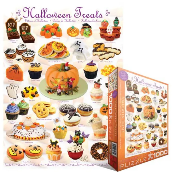 Halloween Treats - 1000pc Jigsaw Puzzle by Eurographics