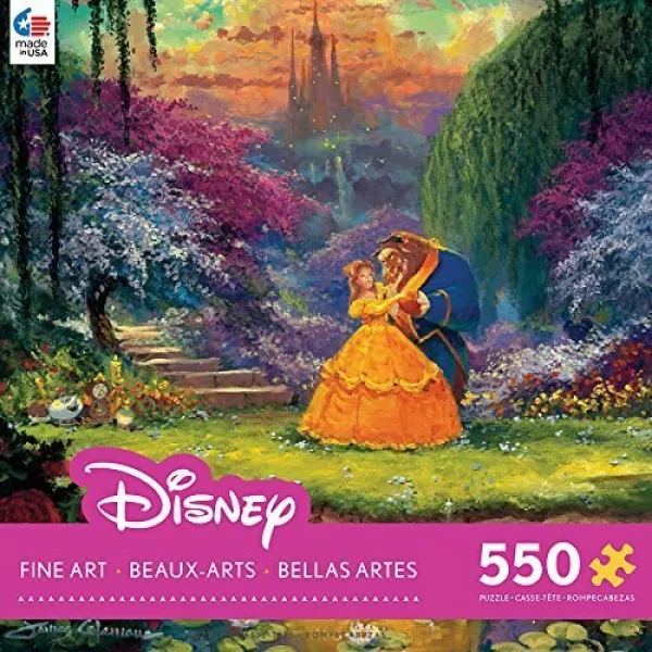 James Coleman: Beauty &amp; the Beast Garden Waltz - 550pc Jigsaw Puzzle by Ceaco